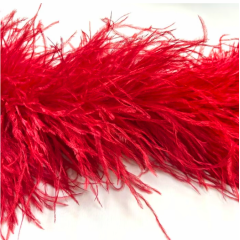 Feather Boa fluorescent red