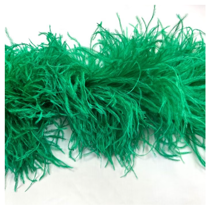 Feather boa emerald