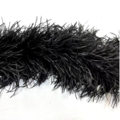 Feather boa black